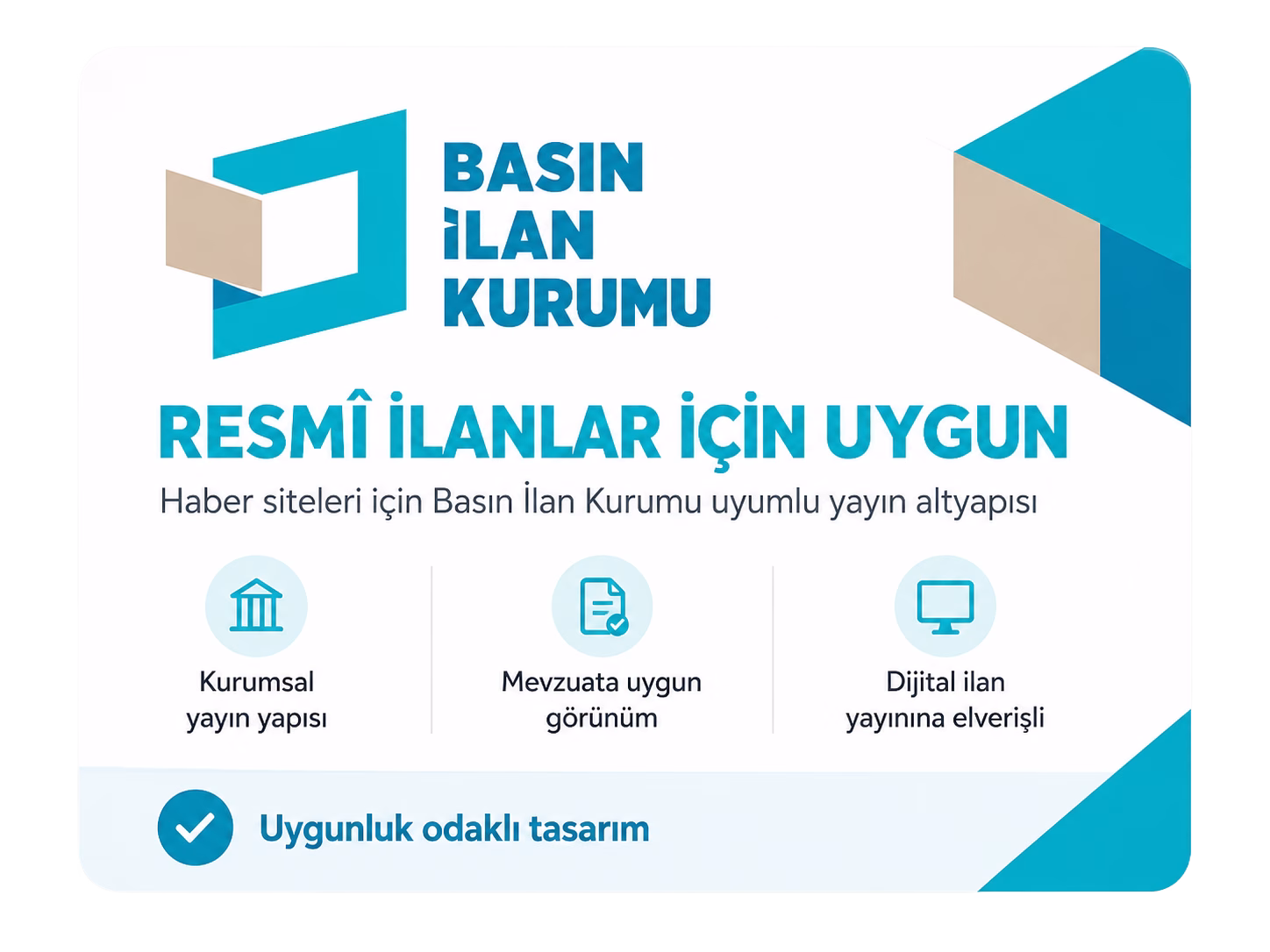 BIK uyumlu yayincilik altyapisi